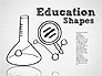 Hand Drawn Style Education Shapes slide 1