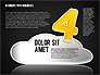 Cloud and Numbers Stickers slide 12