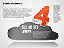 Cloud and Numbers Stickers slide 4