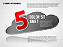 Cloud and Numbers Stickers slide 5