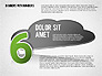 Cloud and Numbers Stickers slide 6