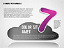 Cloud and Numbers Stickers slide 7