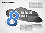 Cloud and Numbers Stickers slide 8