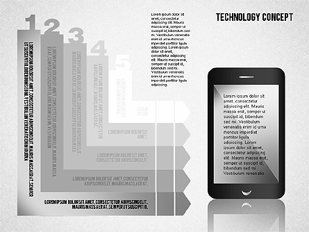 Touchpad Diagram Presentation Template, Master Slide