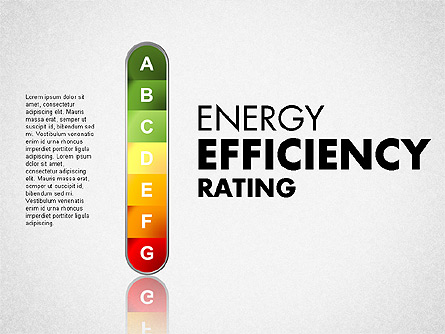 Energy Efficiency Rating Presentation Template, Master Slide