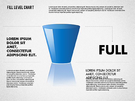 Level Fill Chart Presentation Template, Master Slide