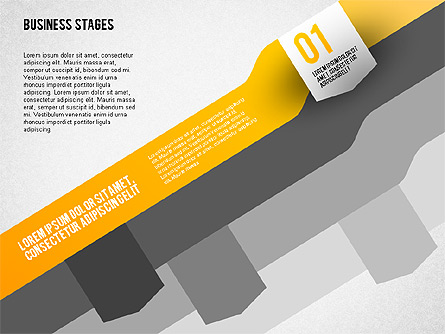 Business Options Stages Presentation Template, Master Slide