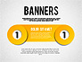 Banners with Numbers slide 1