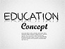 Education Concept Shapes slide 1