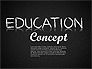 Education Concept Shapes slide 9