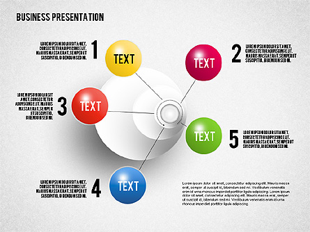 Business Presentation Diagrams Presentation Template, Master Slide