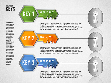 Keyhole and Keys Diagram for Presentations in PowerPoint and Keynote ...