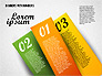 Banners with Numbers Options slide 3