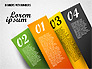 Banners with Numbers Options slide 4