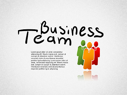 Business Team Presentation Presentation Template, Master Slide