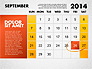 2014 Calendar for PowerPoint slide 10