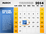 2014 Calendar for PowerPoint slide 4
