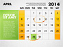 2014 Calendar for PowerPoint slide 5