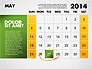 2014 Calendar for PowerPoint slide 6