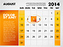 2014 Calendar for PowerPoint slide 9