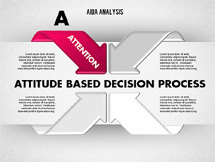 AIDA Diagram Presentation Template, Master Slide