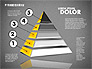 3D Layered Pyramid Diagram slide 13