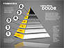 3D Layered Pyramid Diagram slide 14