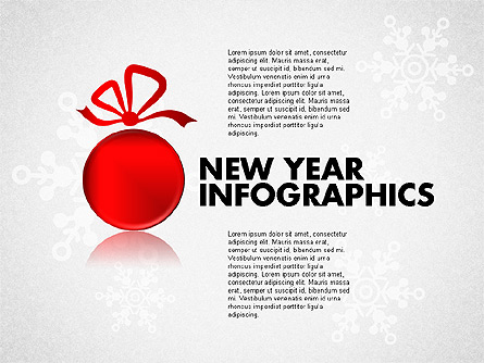Christmas Decoration Pie Chart Presentation Template, Master Slide
