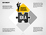 Idea Puzzle Concept with People slide 1