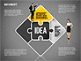 Idea Puzzle Concept with People slide 10