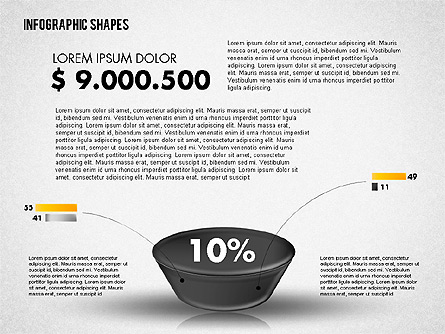 Funnel Infographics Presentation Template, Master Slide