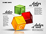 3D Cubes Shapes slide 3