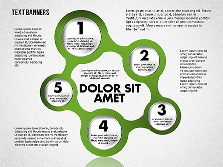Circles with Text Presentation Template, Master Slide
