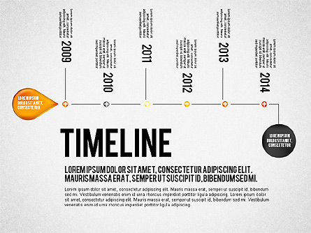 Timeline Set Presentation Template, Master Slide