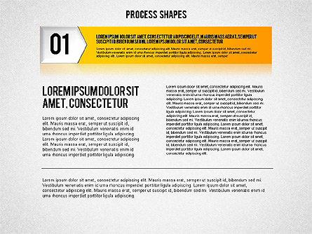 Step by Step Process Diagram Presentation Template, Master Slide