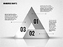 Numbered Shapes in Gray Color slide 1
