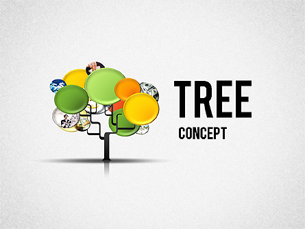 Business Tree Concept Presentation Template, Master Slide