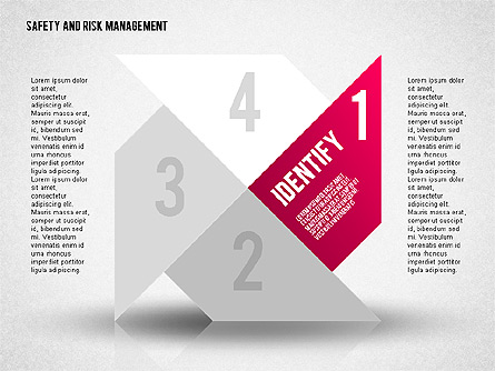 Safety and Risk Management Diagram Presentation Template, Master Slide