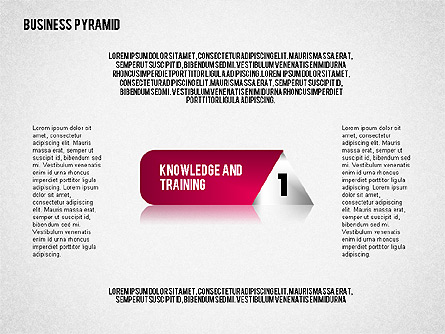 Business Pyramid Diagram Presentation Template, Master Slide