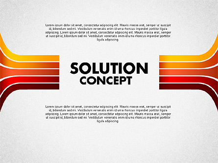 Solution Concept Options Presentation Template, Master Slide