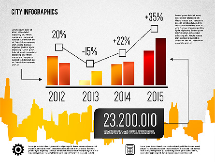 City Presentation Infographics Presentation Template, Master Slide