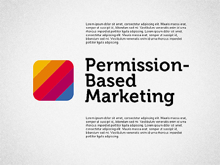 Permission-Based Marketing Presentation Template, Master Slide