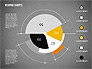 Pie Chart Collection in Flat Design slide 10