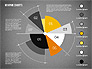 Pie Chart Collection in Flat Design slide 11