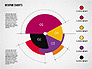 Pie Chart Collection in Flat Design slide 2