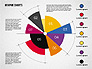 Pie Chart Collection in Flat Design slide 3