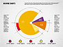Pie Chart Collection in Flat Design slide 5