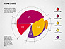 Pie Chart Collection in Flat Design slide 6