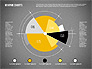 Pie Chart Collection in Flat Design slide 9