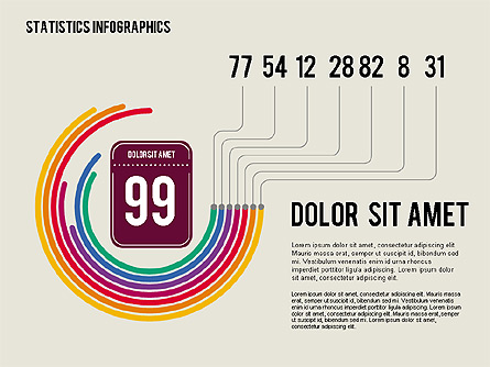 Infographics Kit Presentation Template, Master Slide